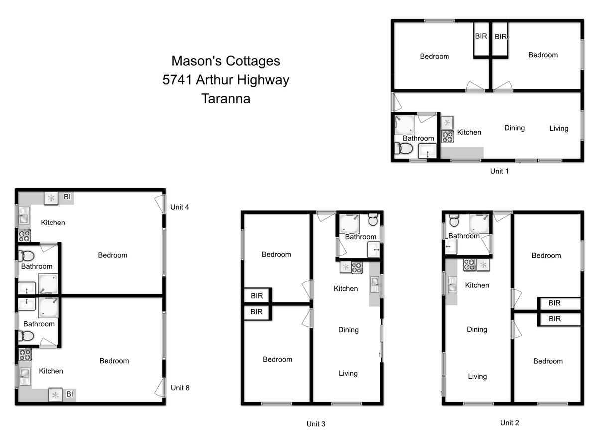 Masons Cottages Taranna Экстерьер фото